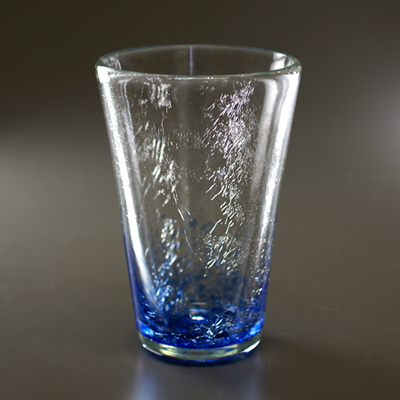 テーパーグラス（ブルー）